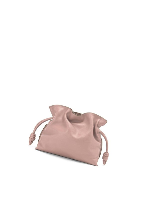 Loewe Mini Flamenco clutch in nappa calfskin Azules | PFAQV-1382