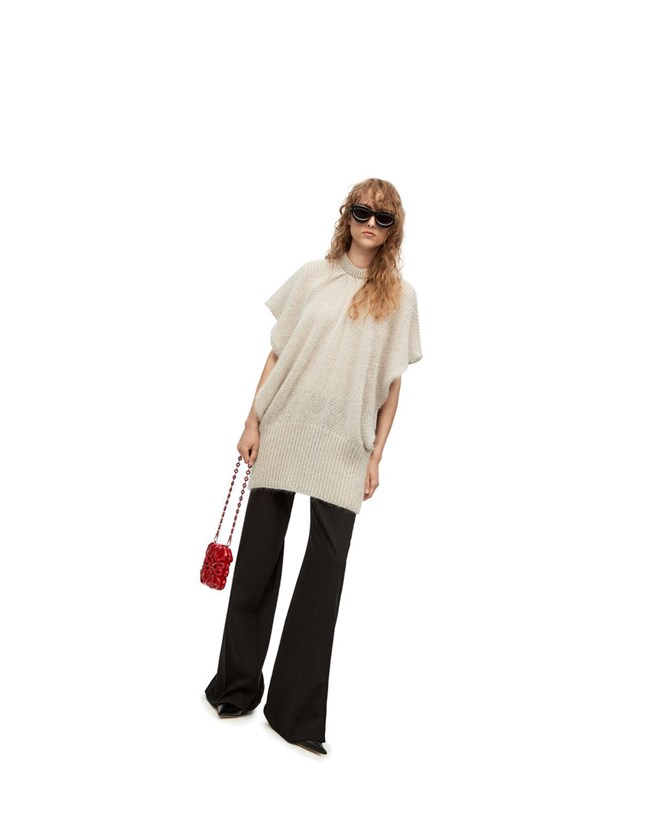 Loewe Oversize sweater in mohair Grises | CLDEX-2861