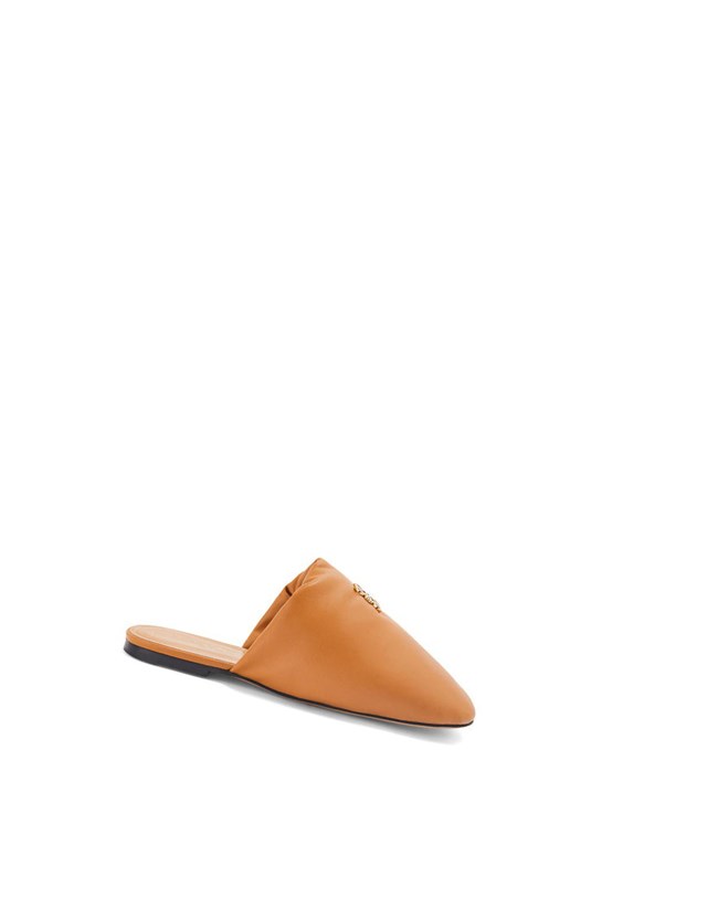 Loewe Padded Anagram mule in lambskin Warm Desert | KYBPM-9510