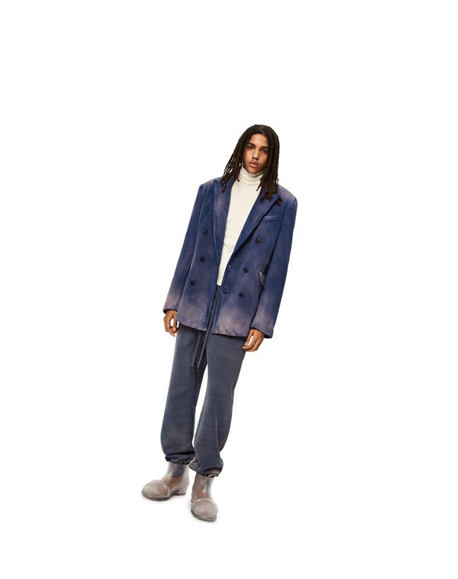 Loewe Padded double breasted jacket in cotton Rtd | AOYBZ-9178