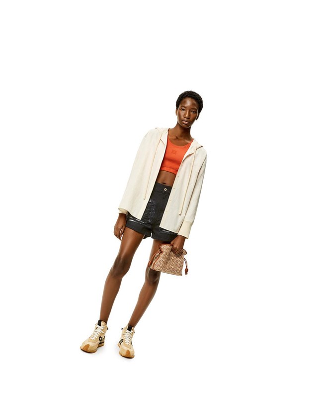 Loewe Ripped shorts in denim Negros | IGJFS-8630