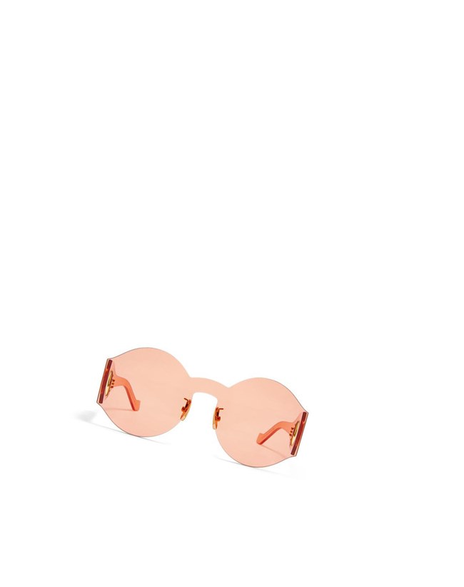 Loewe Round mask sunglasses in nylon Naranjas | POYFA-4827