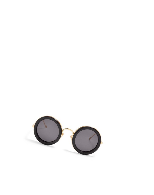 Loewe Round sunglasses in acetate Negros Dorados | UPWLG-8561