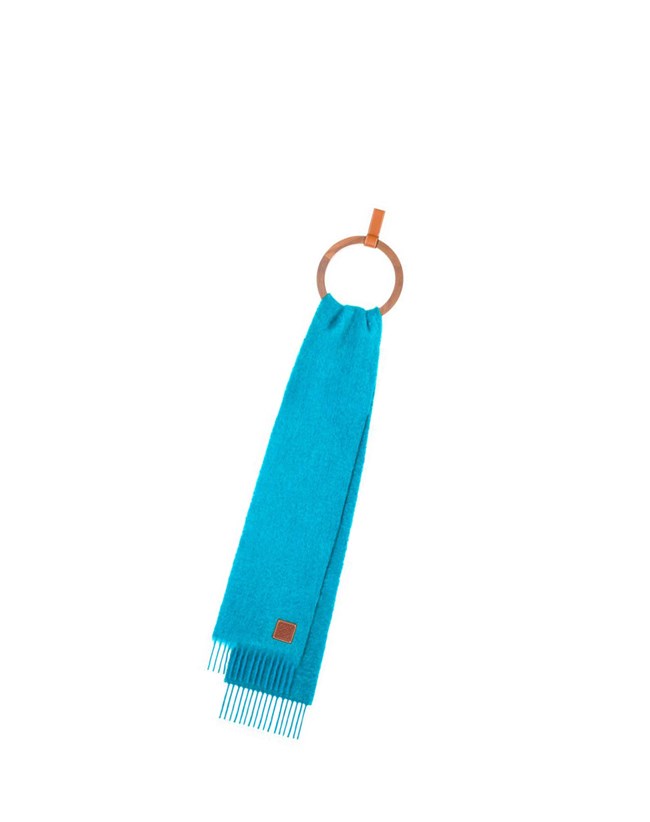 Loewe Scarf in wool and mohair Azules | ZXYEU-7013