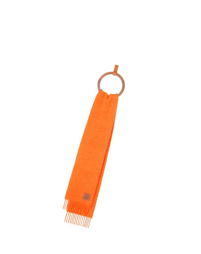 Loewe Scarf in wool and mohair Naranjas | MFQYP-7435