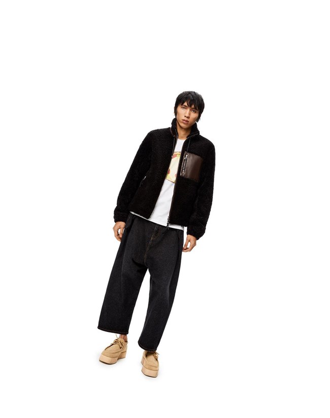 Loewe Shearling jacket Negros Marrom | GLEZK-6701