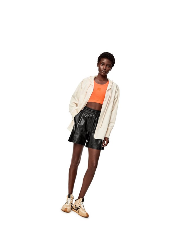 Loewe Shorts in nappa Negros | NKFDV-1905