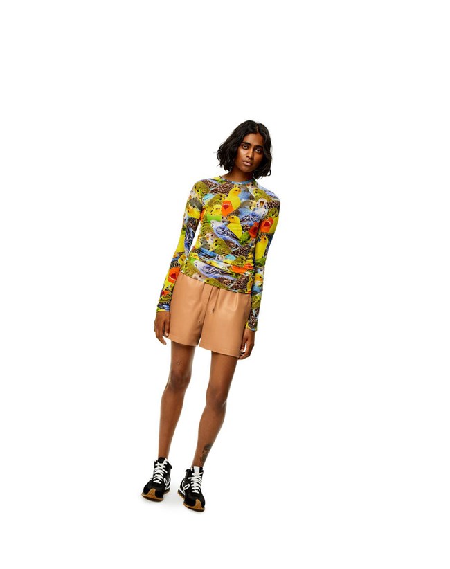 Loewe Shorts in nappa Toffee | UVCGB-3028