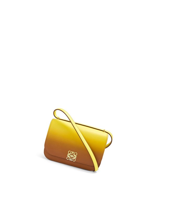 Loewe Small Goya bag in degrade silk calfskin Azules | KBONW-0261