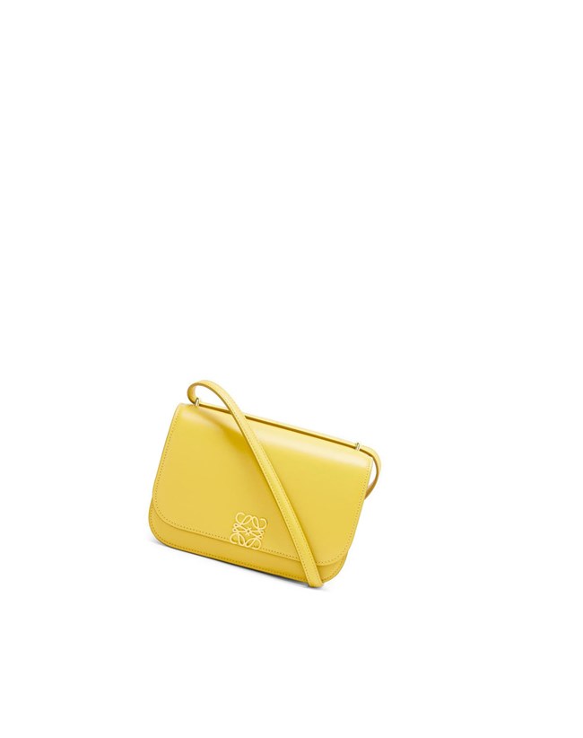 Loewe Small Goya bag in silk calfskin Amarillos | BCIZK-8406