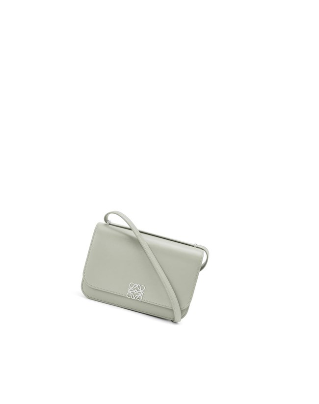Loewe Small Goya bag in silk calfskin Grises | FSKRG-1359