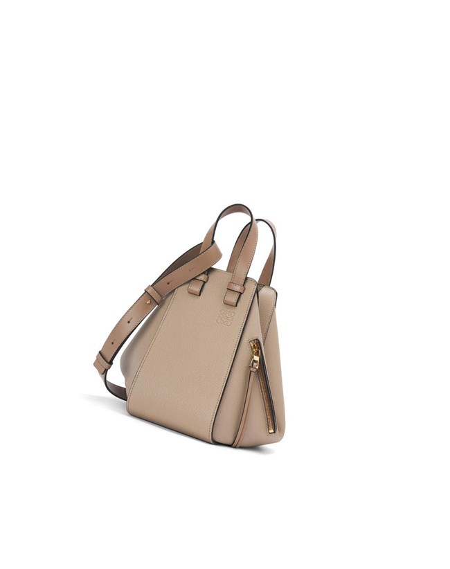Loewe Small Hammock bag in soft grained calfskin Sand | OGXSZ-1693