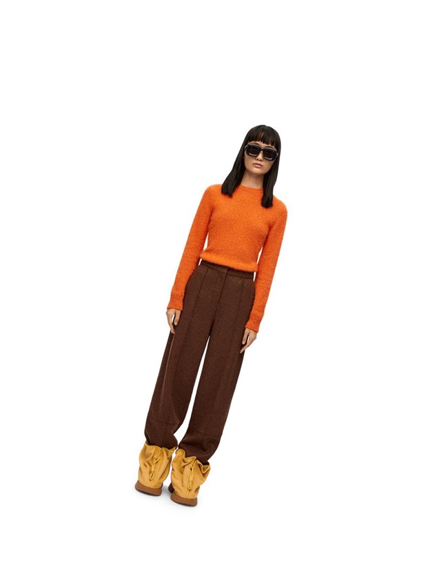 Loewe Sparkle sweater in viscose Naranjas | JCNPE-7840