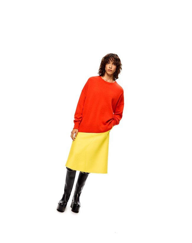 Loewe Sueter in cashmere Naranjas | ECAKY-4763